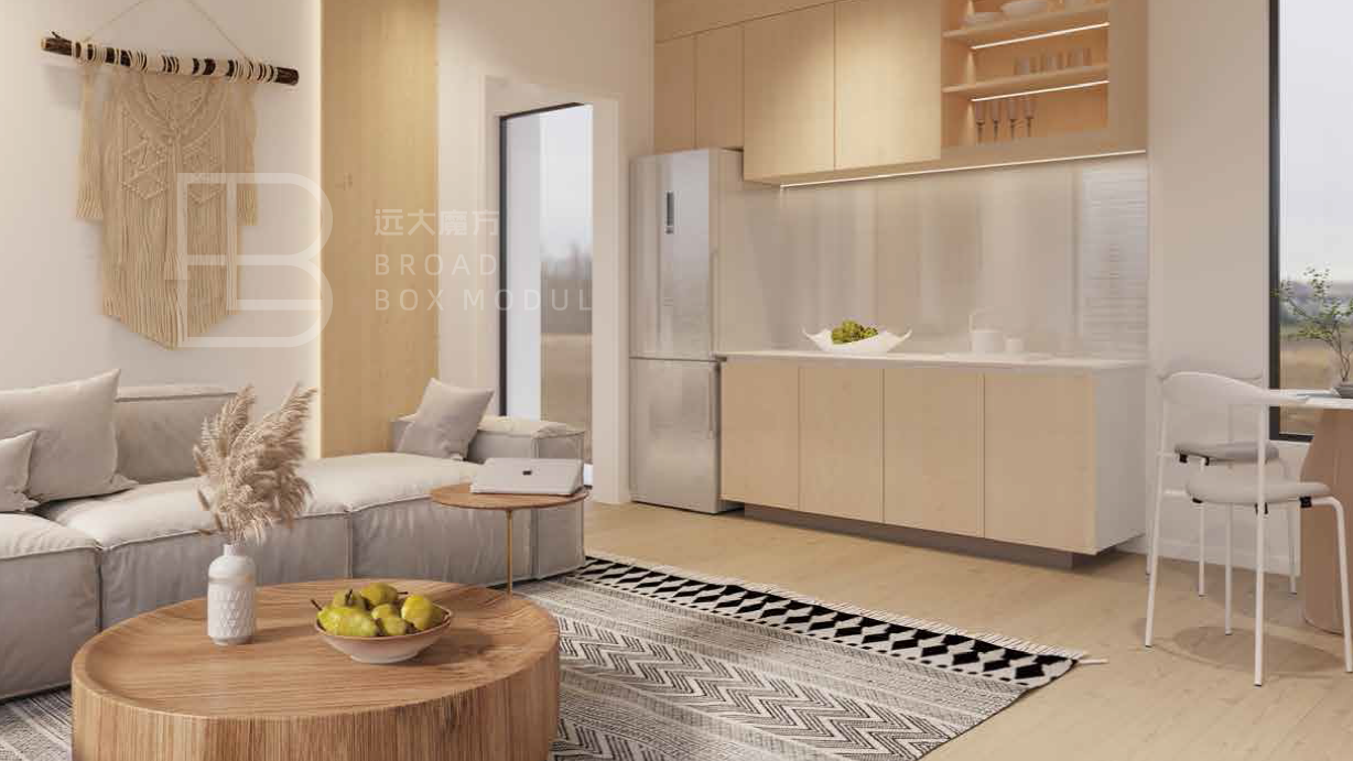 20㎡客、餐、厨一体