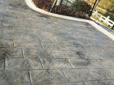 园林压花地坪施工