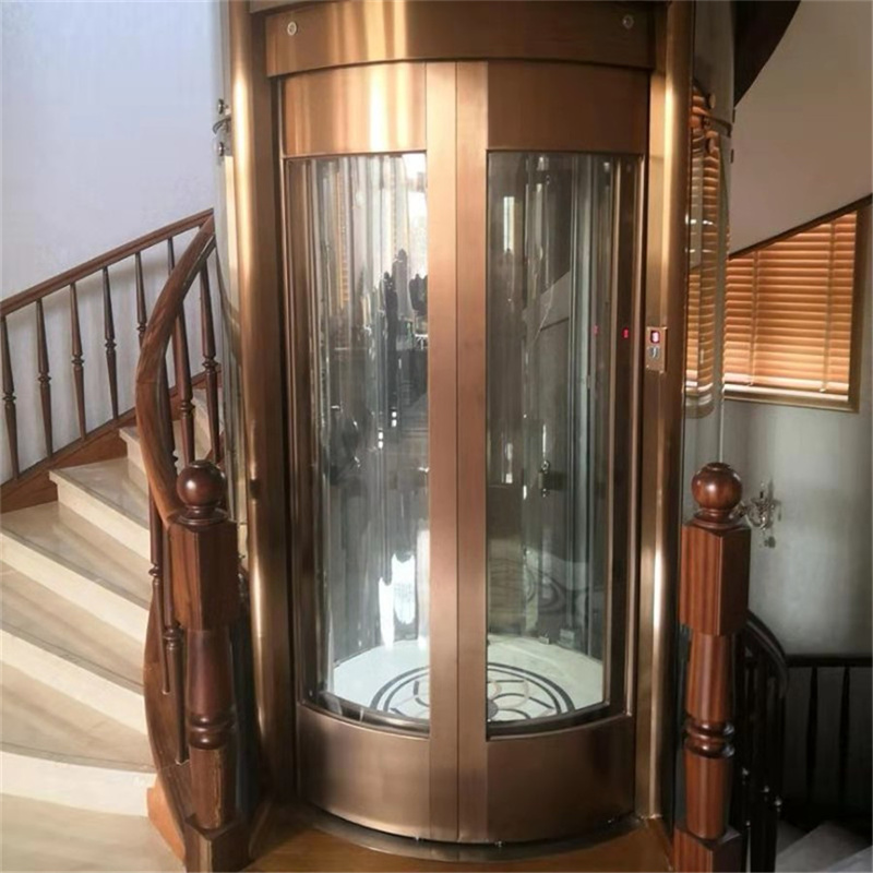 某某圆形别墅电梯 安全舒适